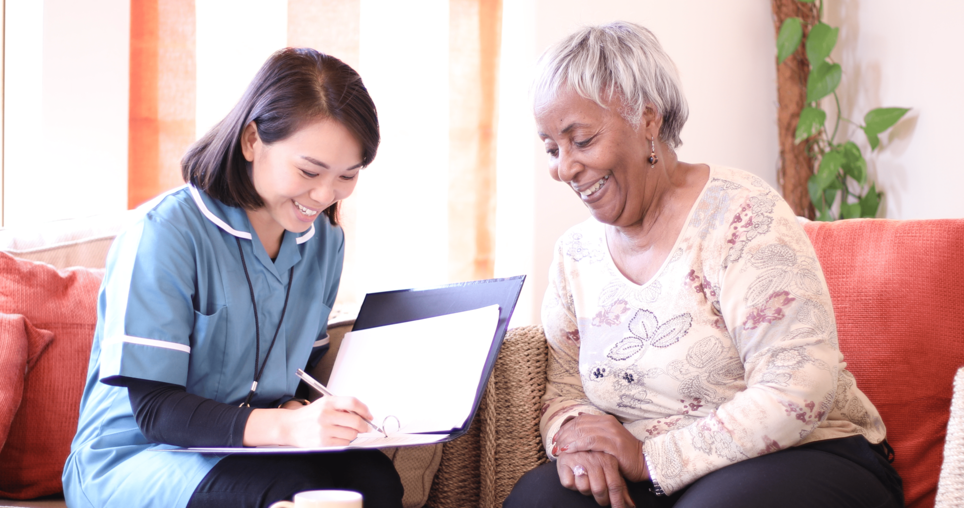 KKD Healthcare carers supporting clients at home