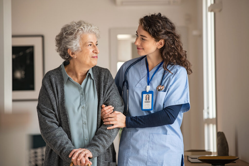 KKD Healthcare carers supporting clients at home
